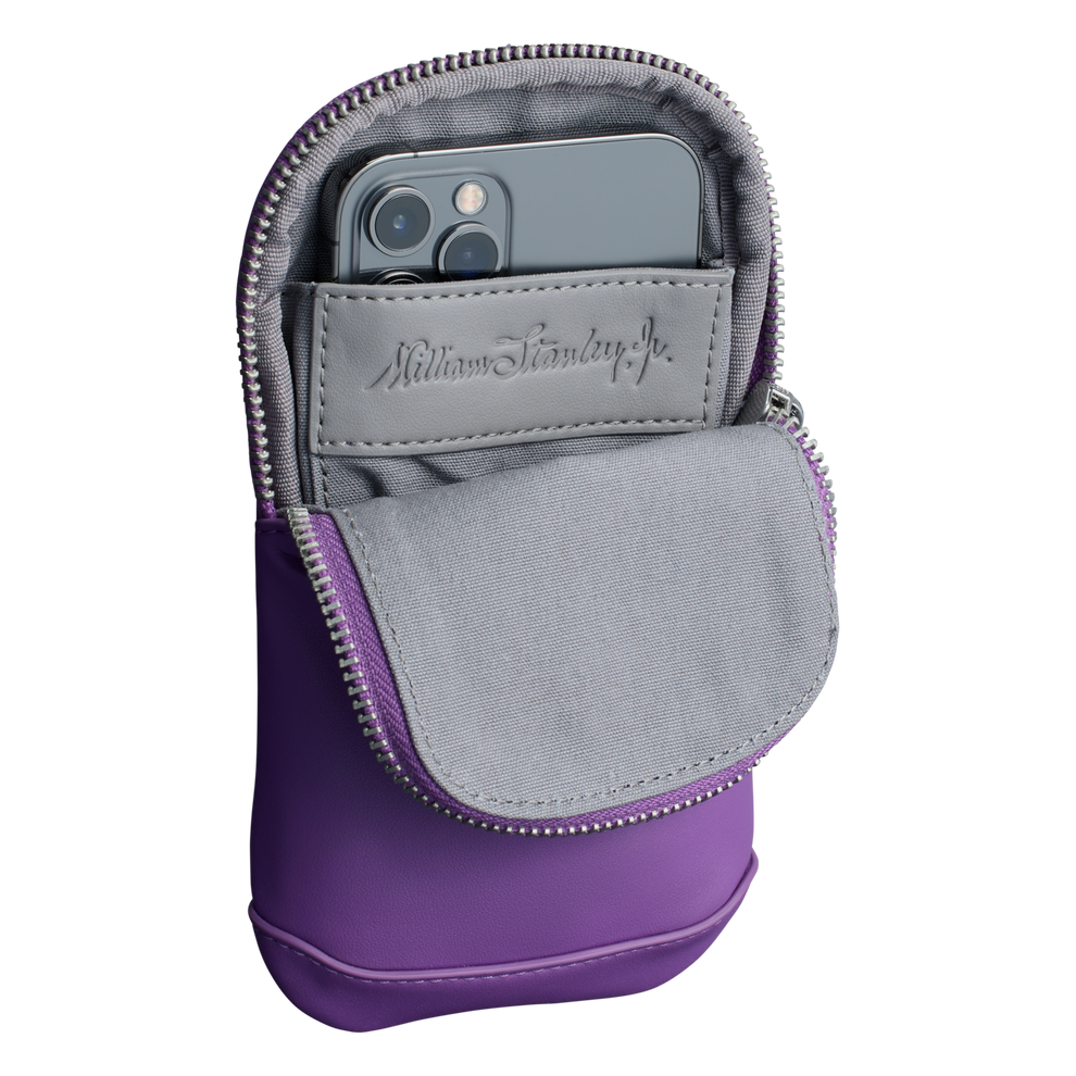 The Stanley Cross Bottle Midi Phone Keys Wallet Case In Lilac Purple