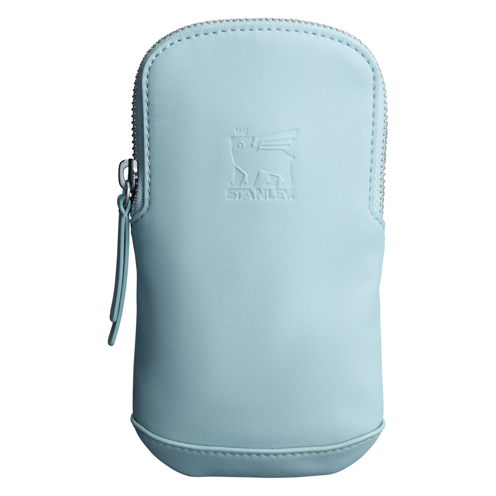 The Stanley Cross Bottle Midi Phone Keys Wallet Case In Seafoam Blue