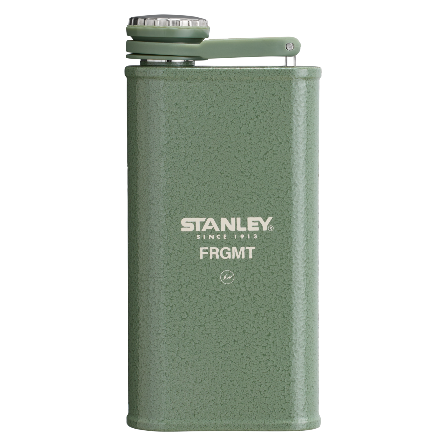 The Stanley and FRGMT Classic Flask | 8 OZ: Hammertone Green