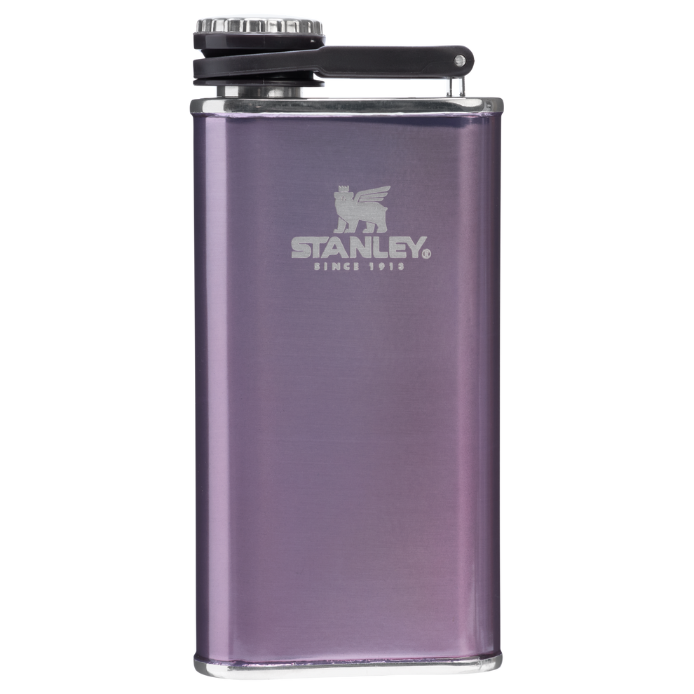 Stanley Easy Fill Wide Mouth Hip Flask 8 Oz In Wisteria Shine Purple