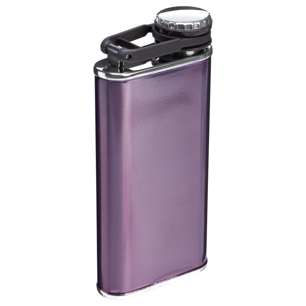 Stanley Easy Fill Wide Mouth Hip Flask 8 Oz In Wisteria Shine Purple