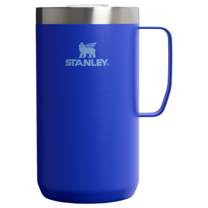 Stanley 1913 The Stay-Hot Camp Mug 24 OZ in Cobalt | Front View