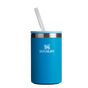 Stanley Everyday Can Cooler cup 10 oz with straw in Azure 