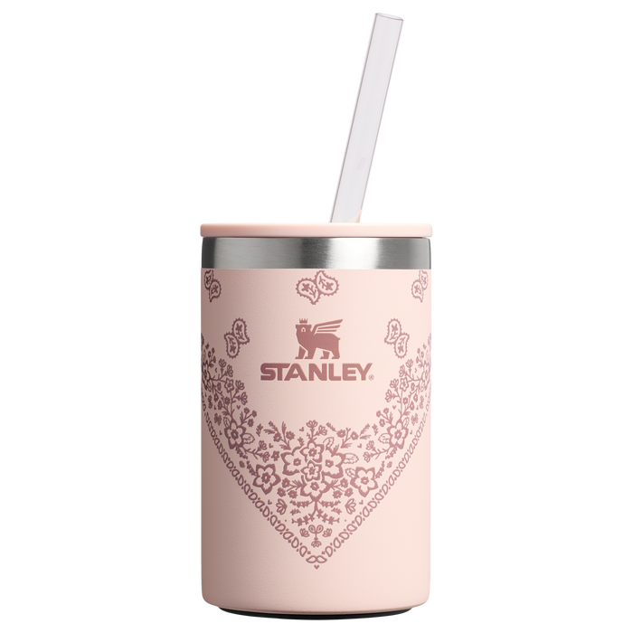 Stanley 10 OZ Everyday Stainless Steel Can Cooler In Conch Pink Paisley