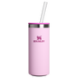 Stanley Everyday Slim Can Cooler Cup 10OZ In Cherry Blossom Pink