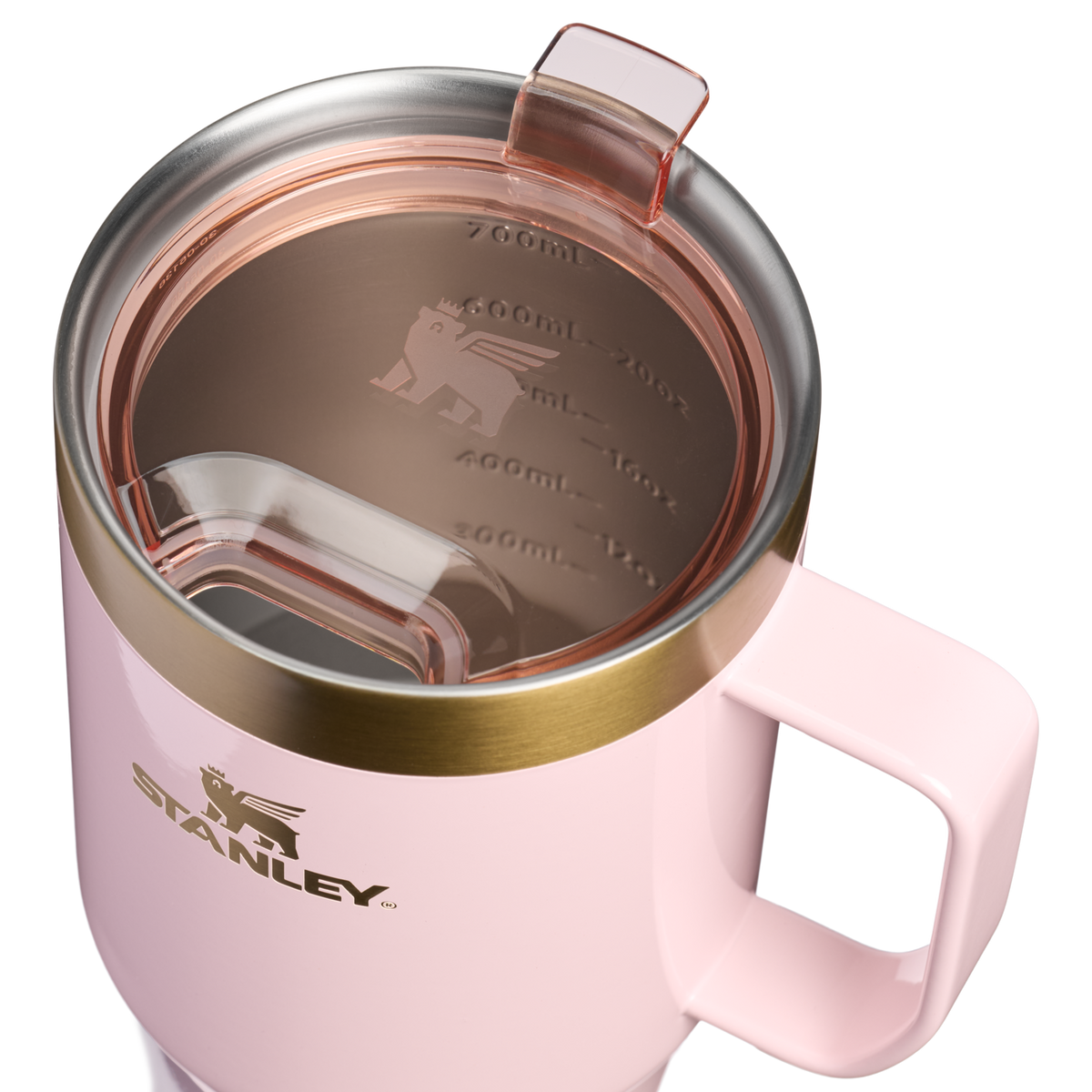Stanley 1913 The Everyday Suburban Mug 24 OZ in Blossom Gloss | Lid Detailed View