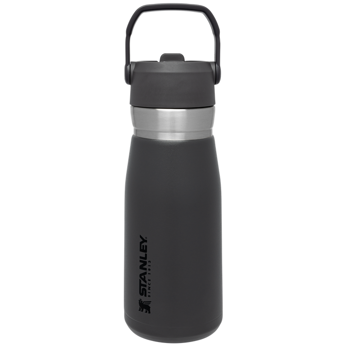 Stanley 27 OZ Go IceFlow Flip Straw Water Bottle In Charcoal Grey