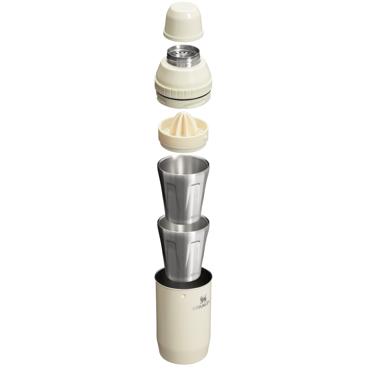 Stanley Happy Hour Cocktail Shaker Set 20oz | Barman Kit voor kamperen en reizen | Cocktail Dranken Mixset met 2 kopjes | Geïsoleerd roestvrij staal | BPA-vrij | Crème Gloss Stanley Happy Hour Cocktail Shaker Set 20oz | Barman Kit voor kamperen en reizen | Cocktail Dranken Mixset met 2 kopjes | Geïsoleerd roestvrij staal | BPA-vrij | Crème Gloss