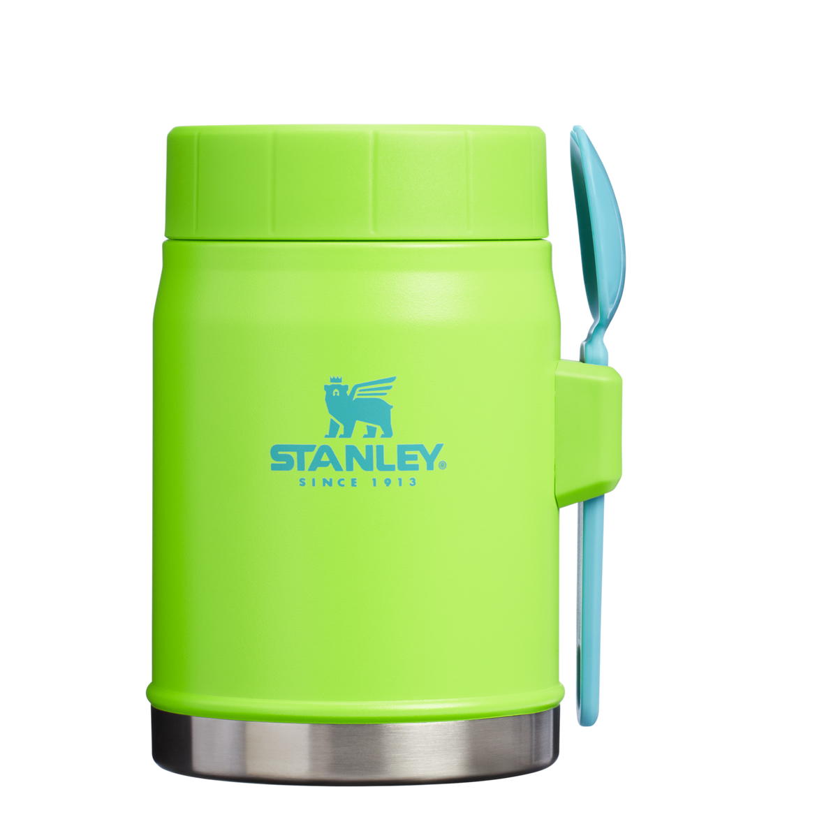 STANLEY Vacuum Food Jar 14oz ターコイズ The Wild Imagination Vacuum Food Jar + Spork | 14 OZ