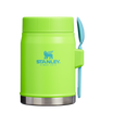 Stanley Heritage Vacuum Food Jar With Spork 14OZ In Bright Lime Green