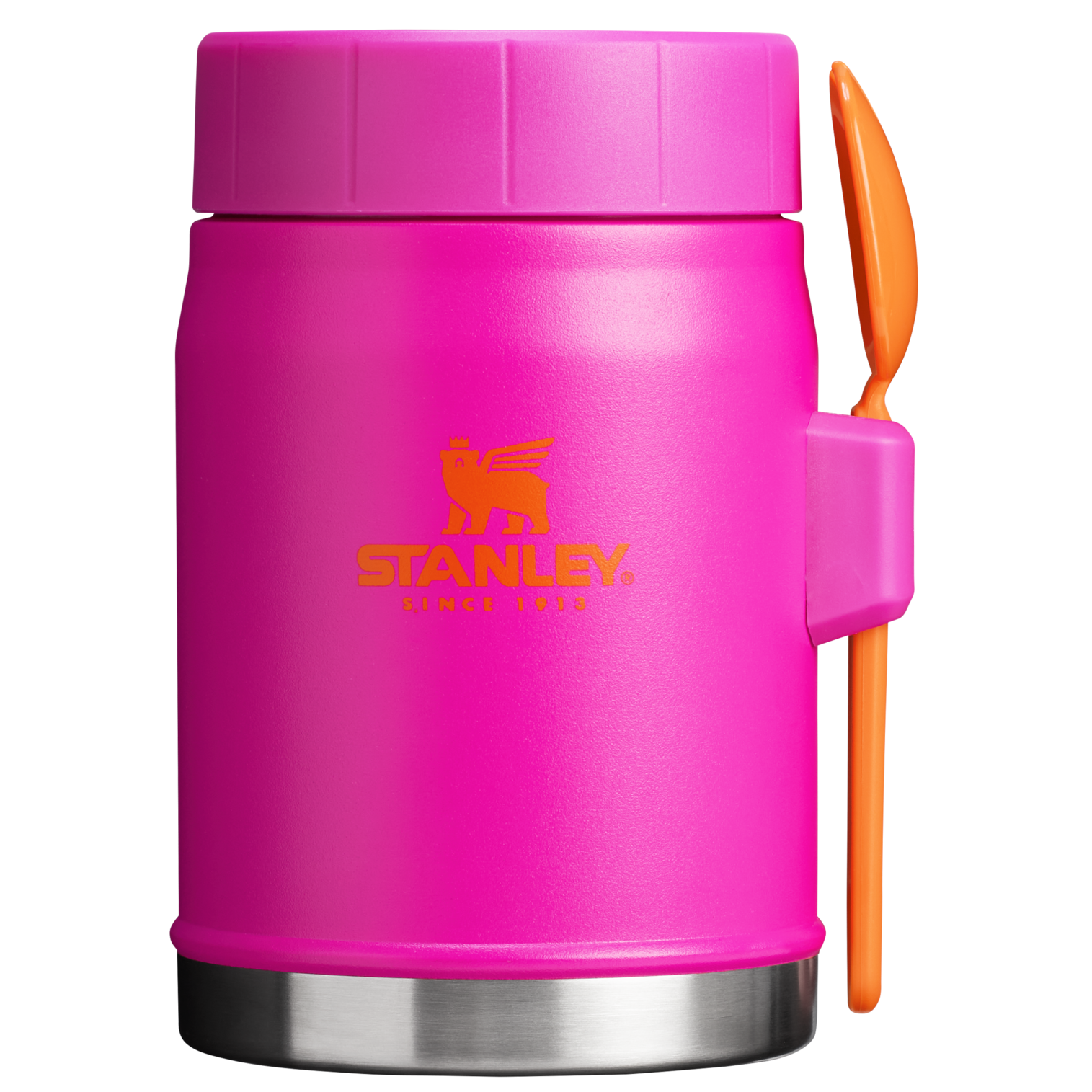 Stanley Heritage Vacuum Food Jar With Spork 14OZ In Vivid Violet