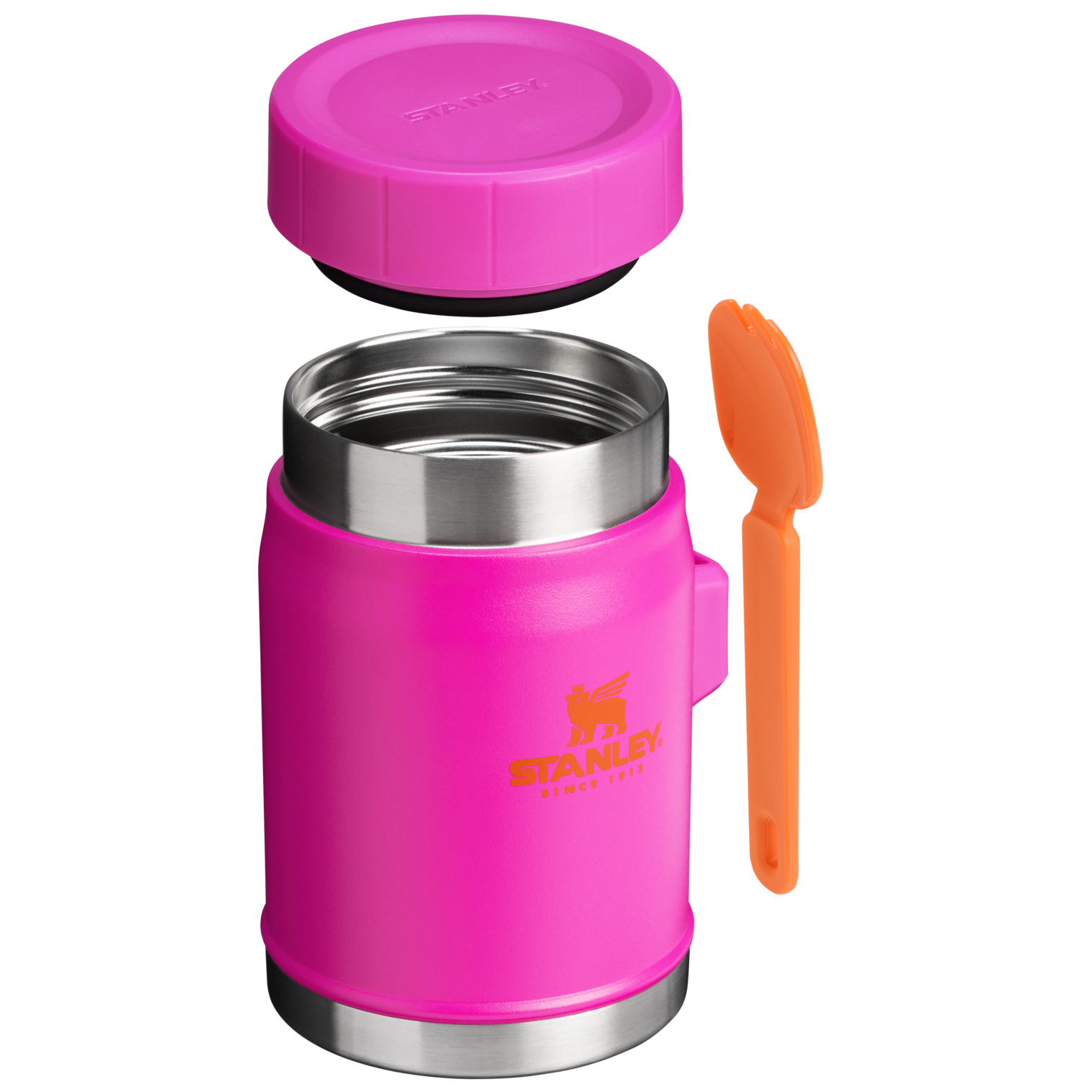 Stanley Heritage Vacuum Food Jar With Spork 14OZ In Vivid Violet