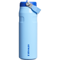 Stanley 24 OZ IceFlow Aerolight Stainless Steel Water Bottle In Cornflower Blue From The Oasis Collection