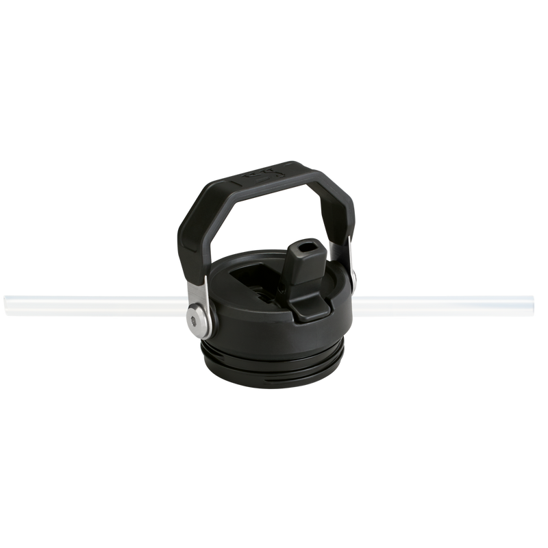 Stanley 1913 The IceFlow™ Bottle with Flip Straw Lid 36 OZ in Black 2.0 | Lid Detailed View
