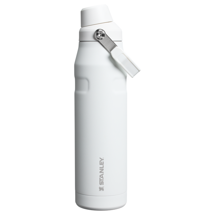 Stanley 36 OZ IceFlow Aerolight Stainless SteelWater Bottle In Frost White