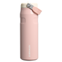 Stanley 24 OZ IceFlow Aerolight Stainless Steel Water Bottle In Peach Whip Pink From The Oasis Collection