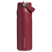 Stanley IceFlow Aerolight Bottle With Flip Straw 24 OZ In Gilded Pomegranate Red