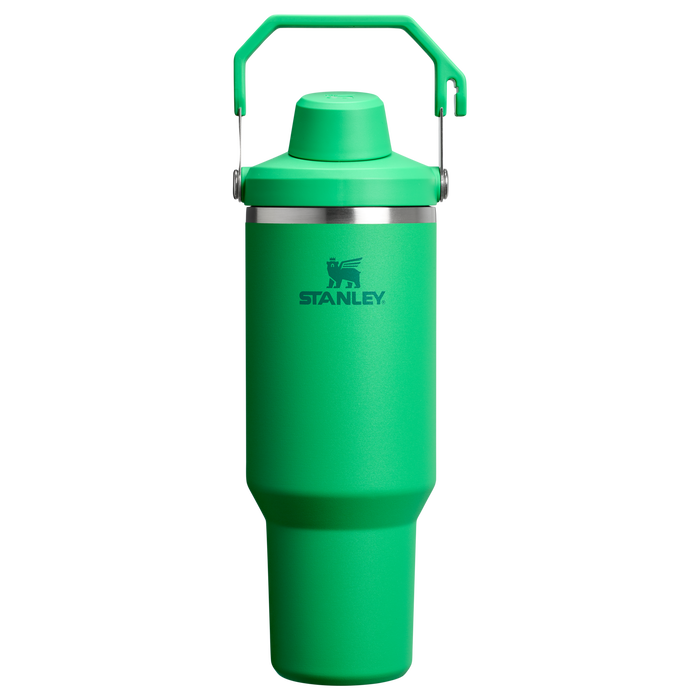 Stanley 40 OZ Ice Flow Fast Flow Insulated Tumbler In Meadow Green
