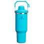 Stanley 40 OZ Ice Flow Fast Flow Insulated Tumbler In Splash Blue