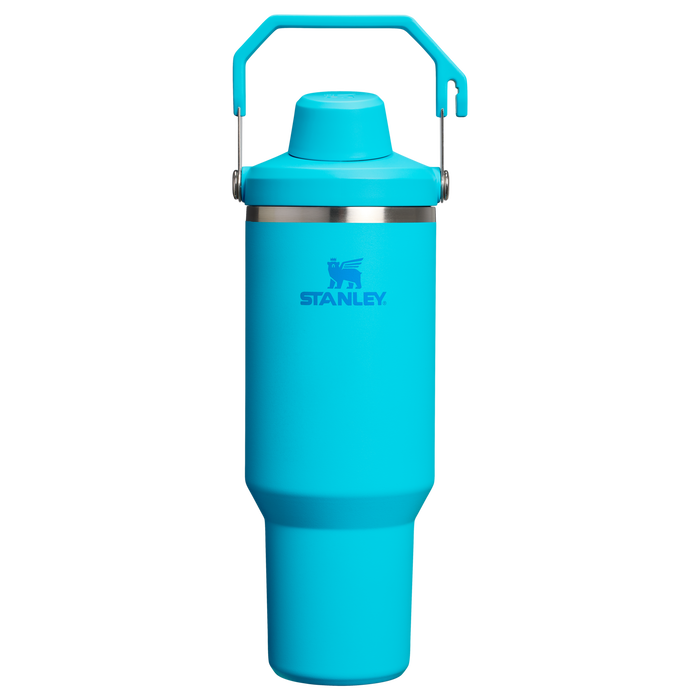 Stanley 40 OZ Ice Flow Fast Flow Insulated Tumbler In Splash Blue