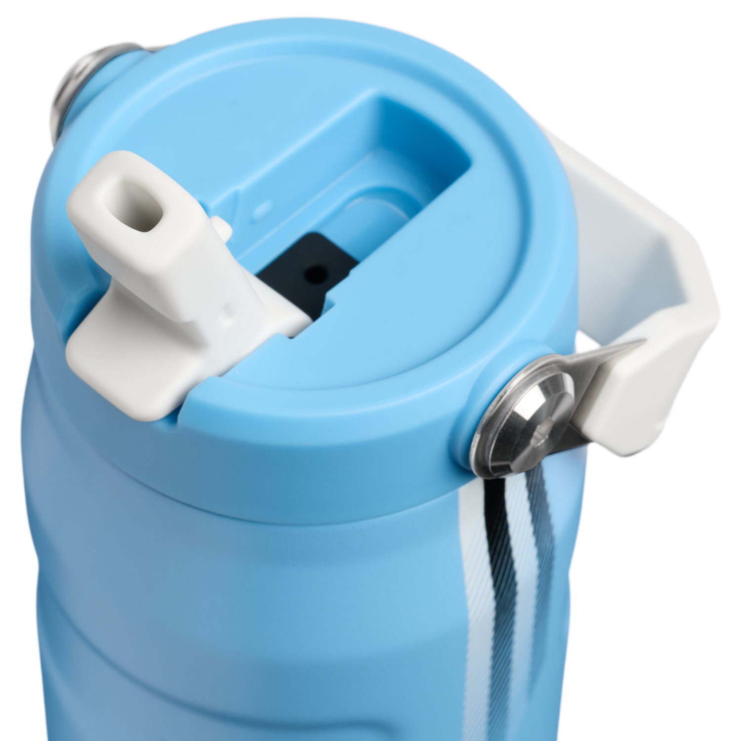 Stanley 1913 The Country Collection IceFlow™ Aerolight Flip Straw Bottle 24 OZ in Team Light Blue White | View 3