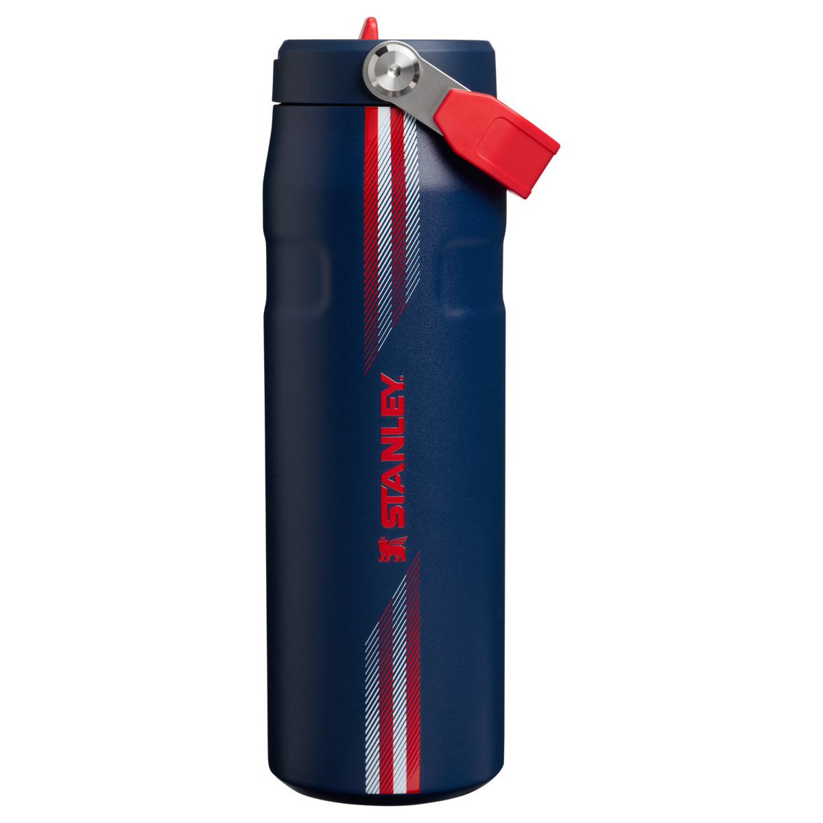 Stanley 1913 The Country Collection IceFlow™ Aerolight Flip Straw Bottle 24 OZ in Team Navy Red
