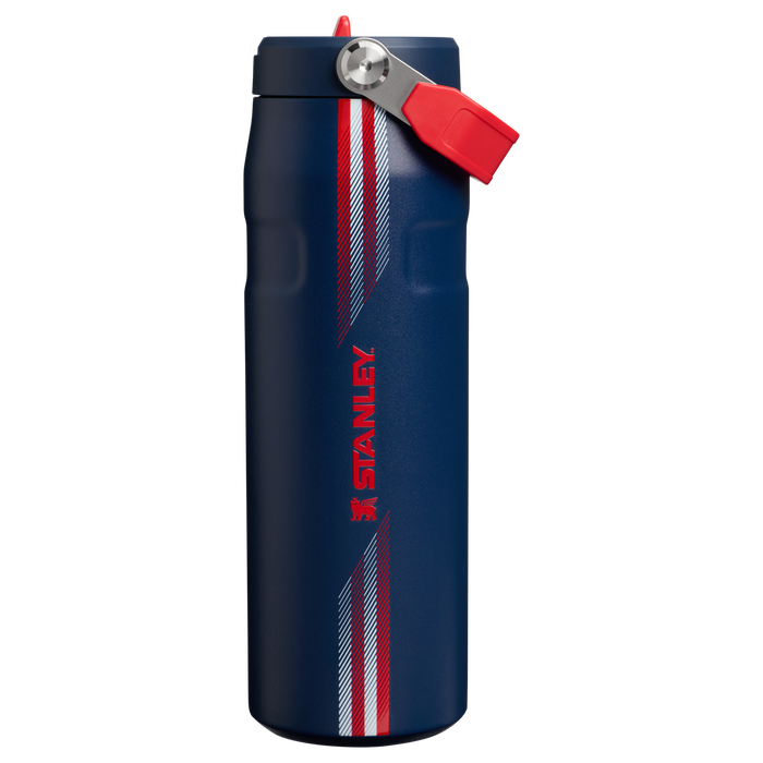 Stanley 1913 The Country Collection IceFlow™ Aerolight Flip Straw Bottle 24 OZ in Team Navy Red