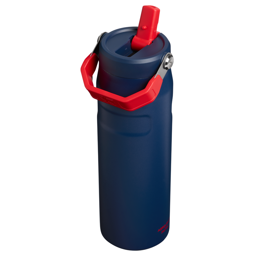 Stanley 1913 The Country Collection IceFlow™ Aerolight Flip Straw Bottle 24 OZ in Team Navy Red