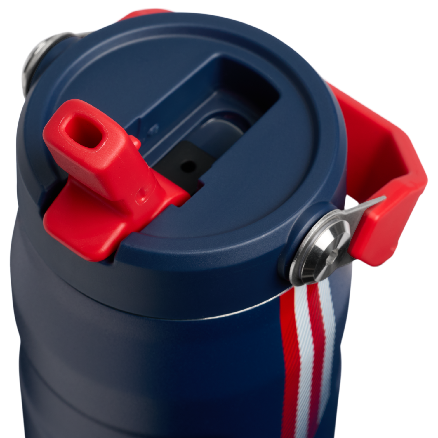 Stanley 1913 The Country Collection IceFlow™ Aerolight Flip Straw Bottle 24 OZ in Team Navy Red | View 3