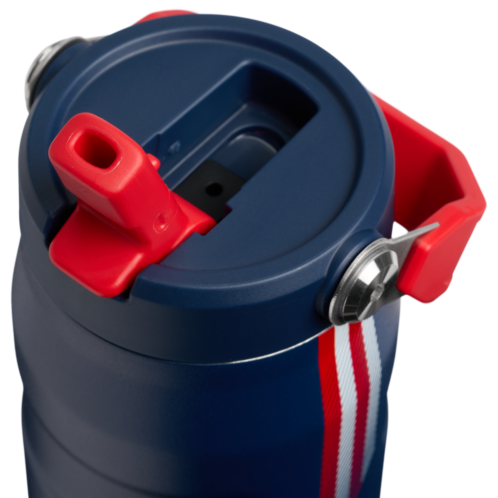 Stanley 1913 The Country Collection IceFlow™ Aerolight Flip Straw Bottle 24 OZ in Team Navy Red
