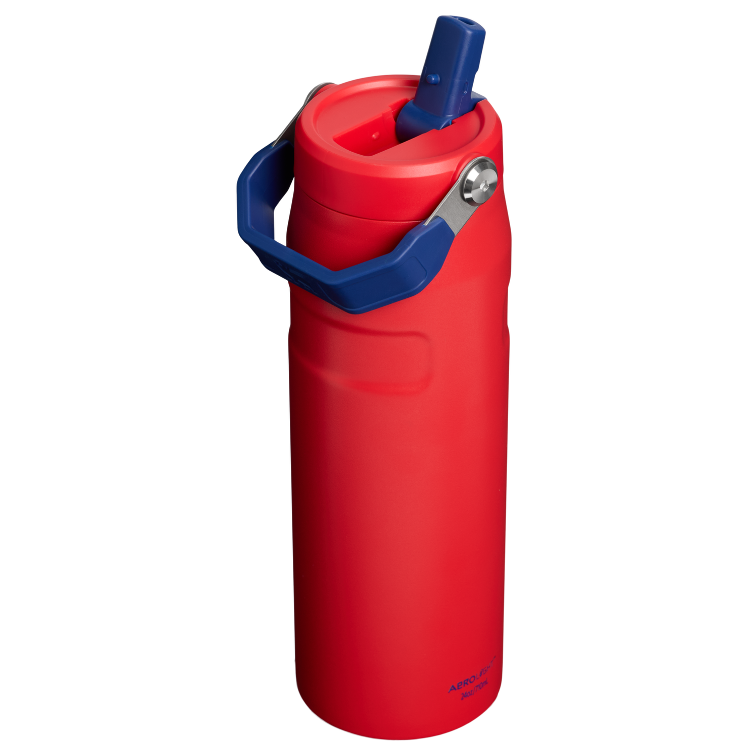 Stanley 1913 The Country Collection IceFlow™ Aerolight Flip Straw Bottle 24 OZ in Team Red Dark Blue | View 2