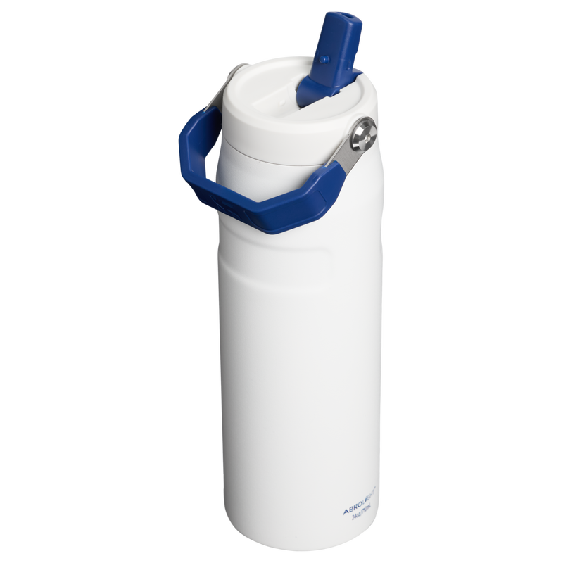 Stanley 1913 Country Collection IceFlow™ Aerolight Flip Straw Bottle 24 oz - Stanley Create in Team White Dark Blue | Back View
