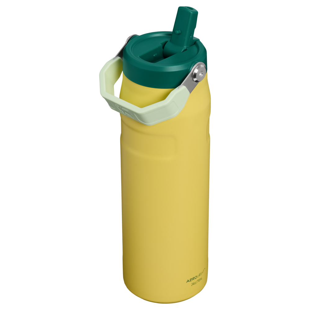 Stanley 1913 The IceFlow™ Bottle Flip Straw 2.0 24 OZ - Stanley Create in Daffodil Emerald | Back View