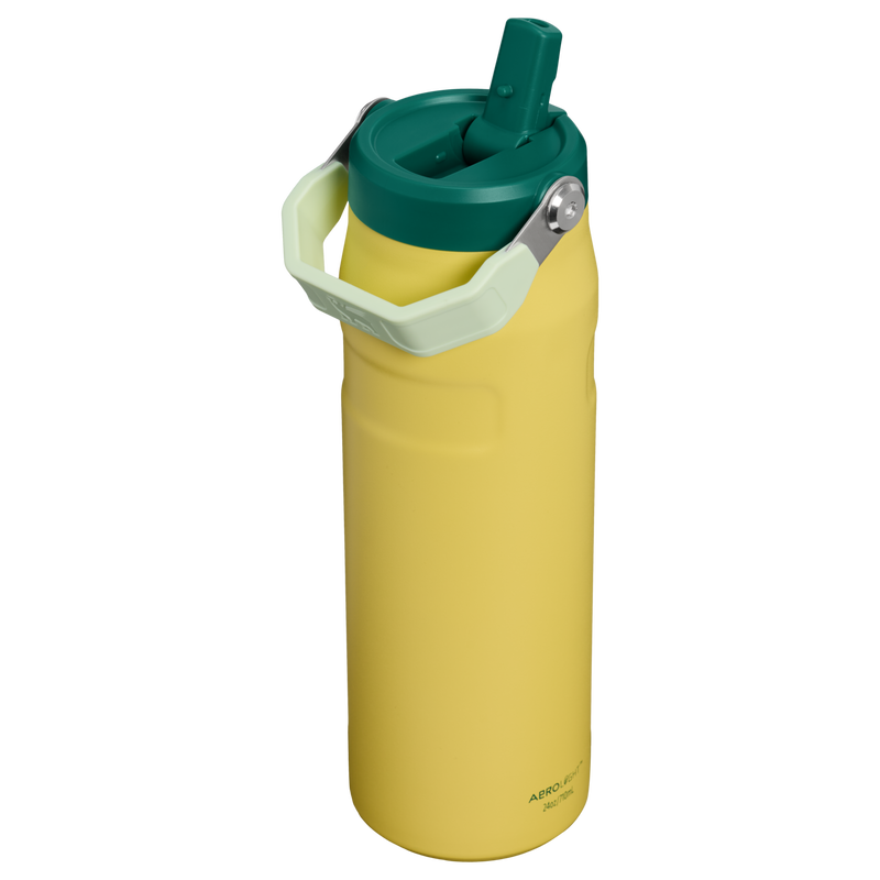 Stanley 1913 The IceFlow™ Bottle Flip Straw 2.0 24 OZ - Stanley Create in Daffodil Emerald | Back View
