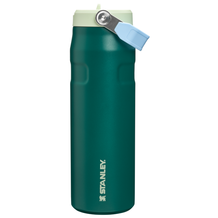 Stanley 1913 The IceFlow™ Bottle Flip Straw 2.0 24 OZ in Emerald Honeydew | Front View