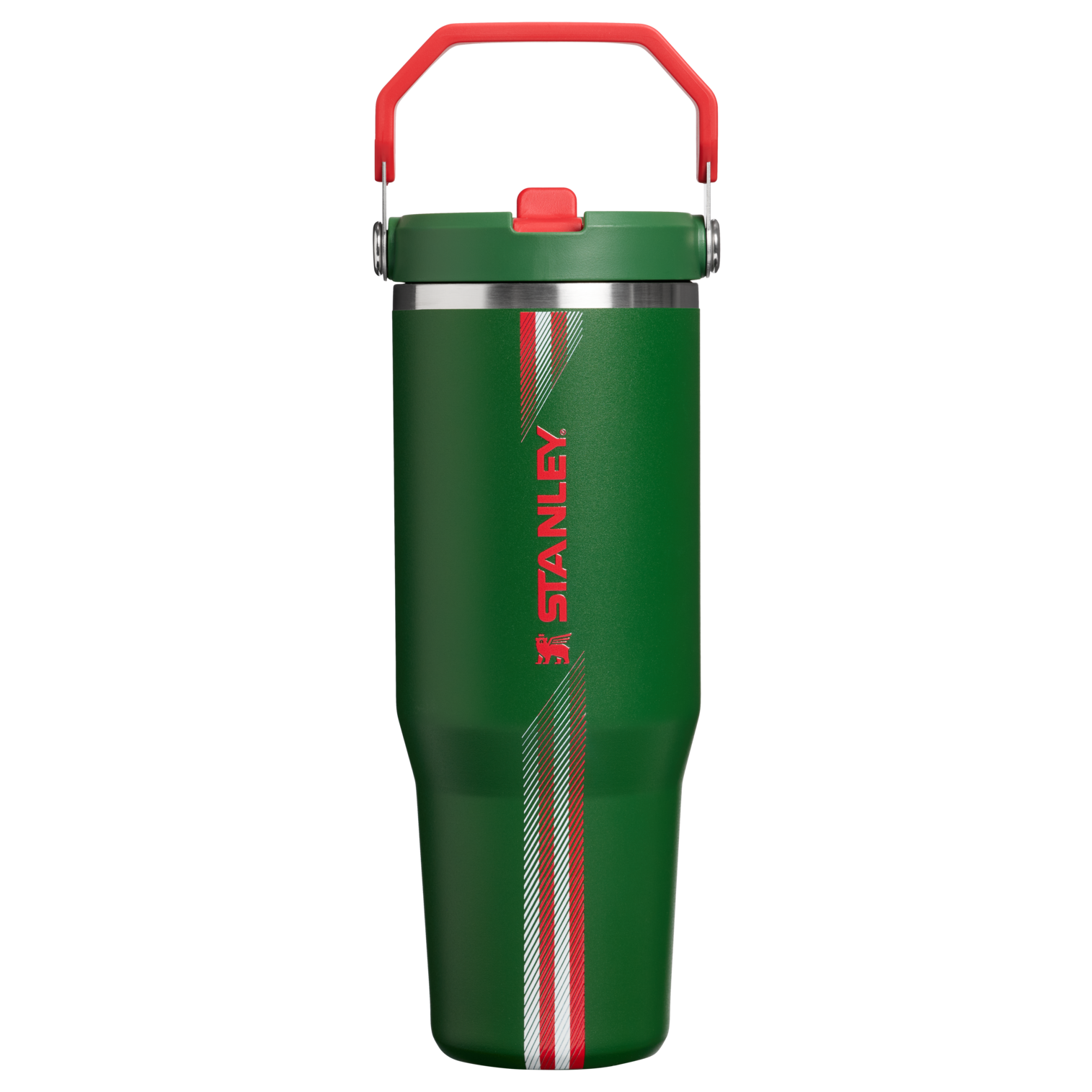 Stanley 1913 The Country Collection IceFlow™ Tumbler 30 OZ in Team Dark Green Red