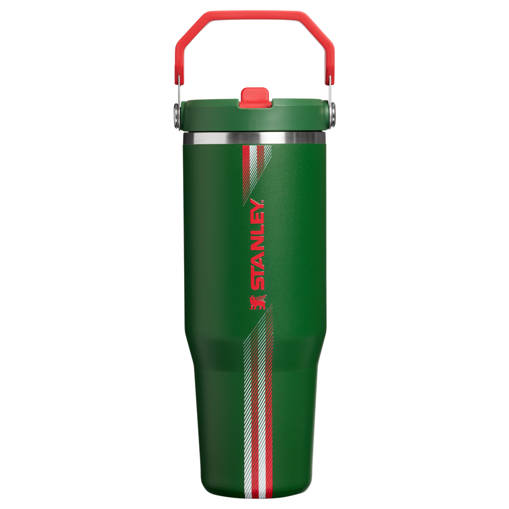 Stanley 1913 The Country Collection IceFlow™ Tumbler 30 OZ in Team Dark Green Red