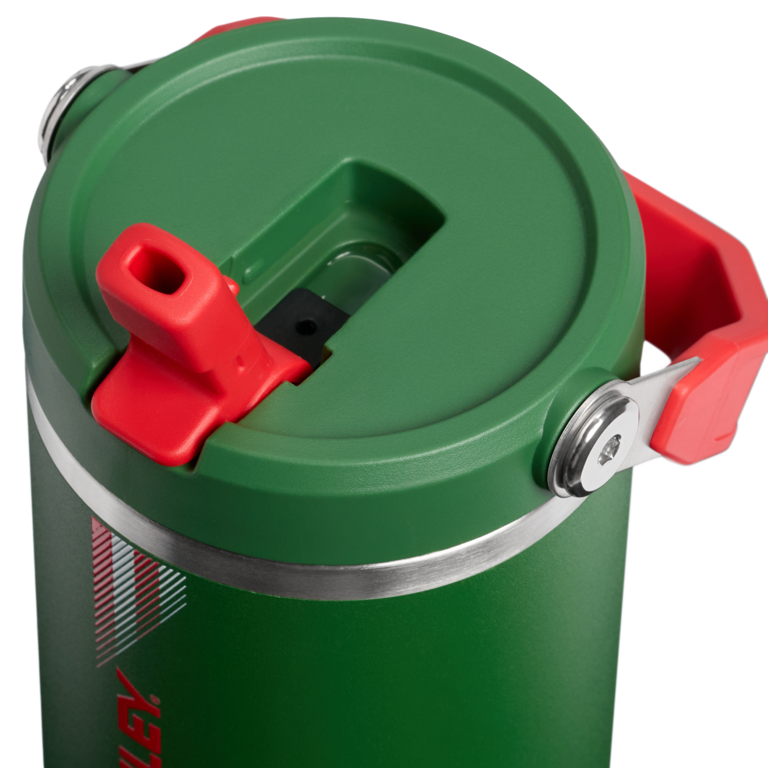 Stanley 1913 The Country Collection IceFlow™ Tumbler 30 OZ in Team Dark Green Red | View 3