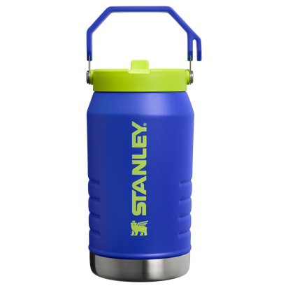 Stanley 1913 The IceFlow™ Flip Straw Jug 64 OZ in Cobalt Chartreuse | Front View
