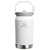 Stanley 64 OZ IceFlow Flip Straw Water Jug In Frost White