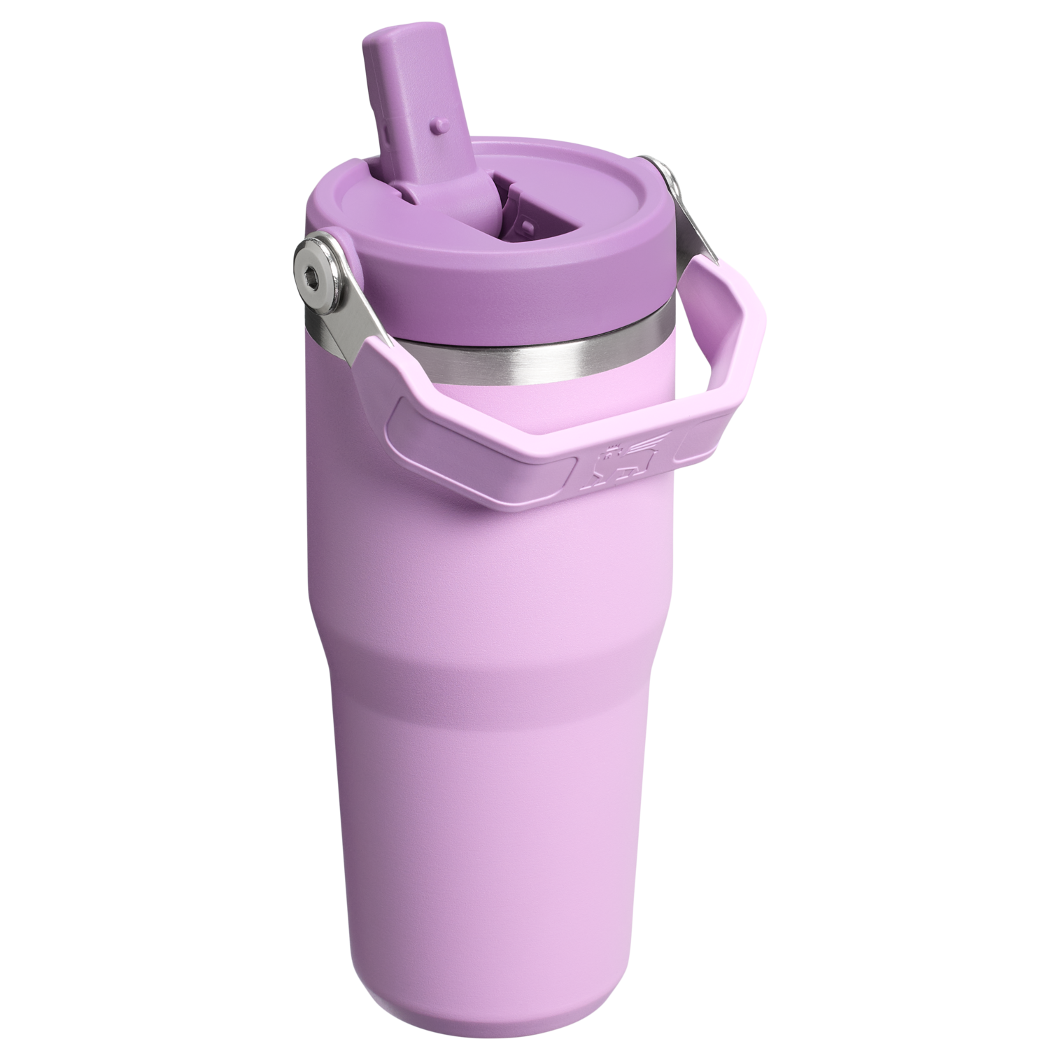 Stanley 14 OZ Ice Flow Flip Straw Insulated Tumbler In Lilac Purple