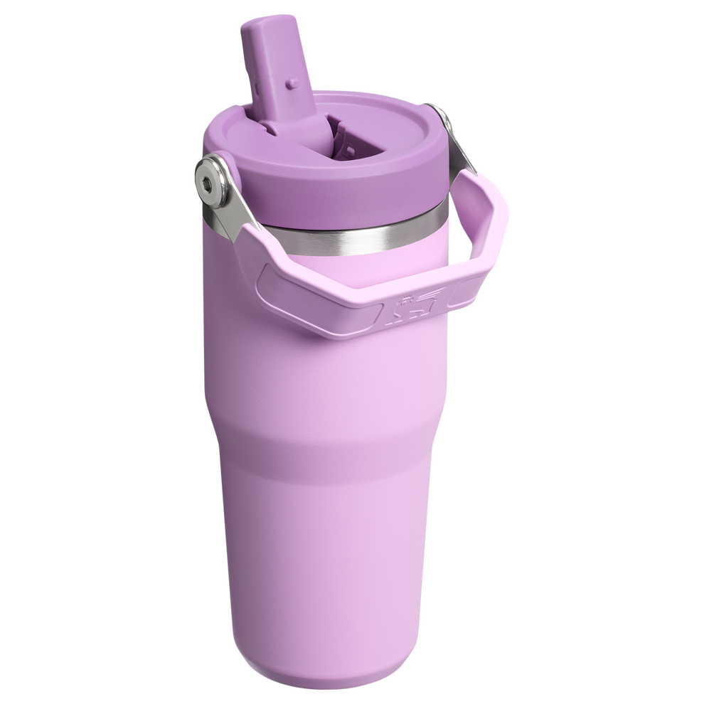Stanley 14 OZ Ice Flow Flip Straw Insulated Tumbler In Lilac Purple