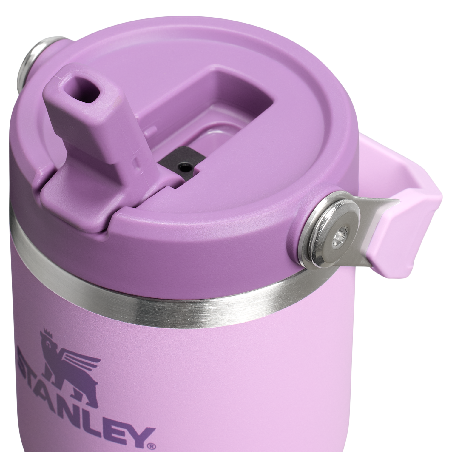 Stanley 14 OZ Ice Flow Flip Straw Insulated Tumbler In Lilac Purple
