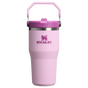 Stanley 20 OZ IceFlow Flip Straw Insulated Tumbler In Cherry Blossom Pink
