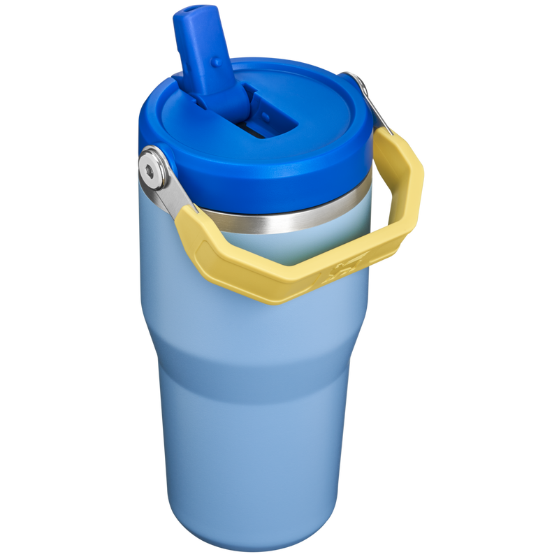 Stanley 1913 The IceFlow™ Flip Straw Tumbler 20 OZ in Cornflower Admiral Blue | Back View