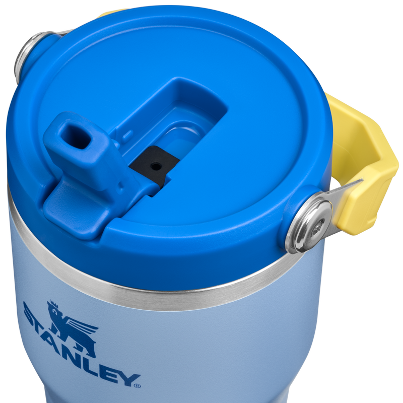 Stanley 1913 The IceFlow™ Flip Straw Tumbler 20 OZ in Cornflower Admiral Blue | Lid Detailed View