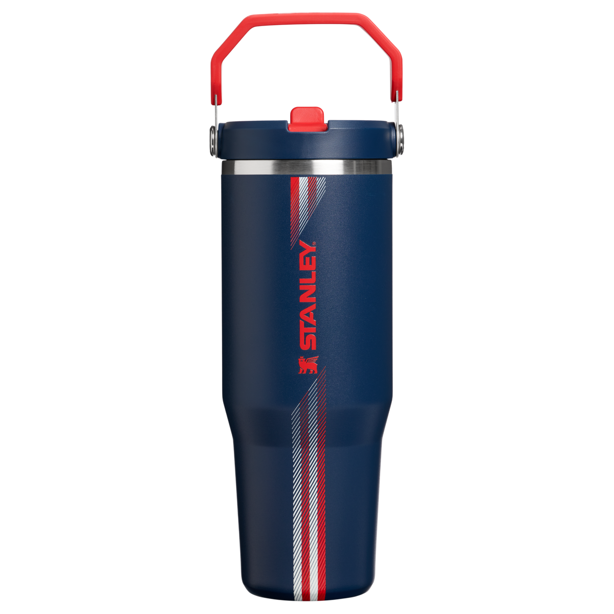 Stanley 1913 The Country Collection IceFlow™ Tumbler 30 OZ in Team Navy Red | Front View