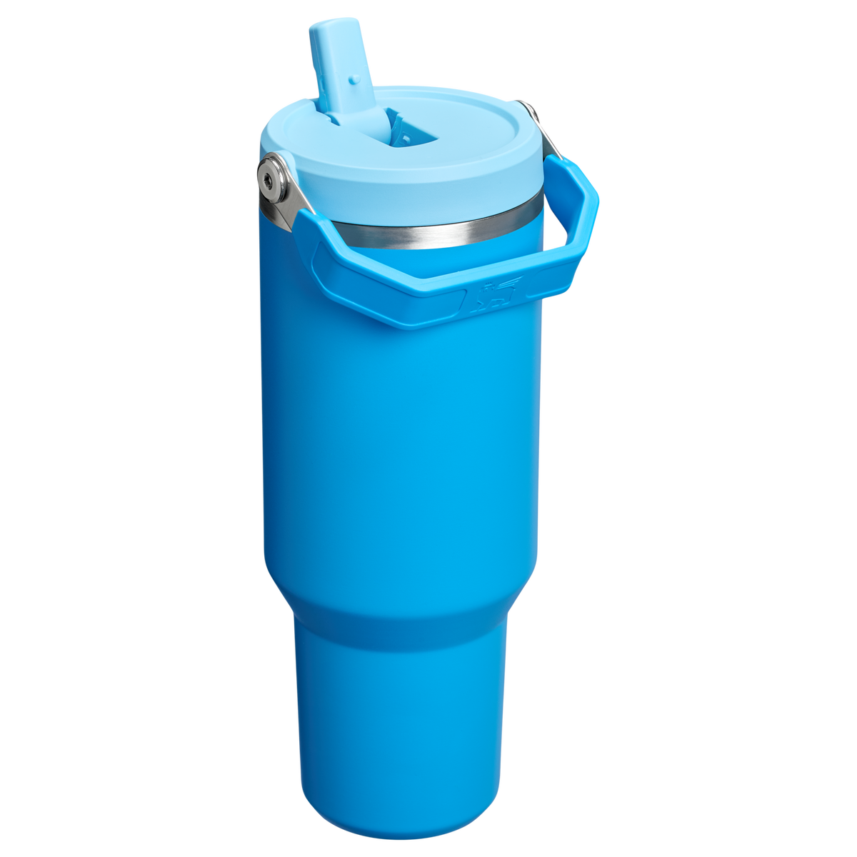 Stanley 40 OZ Ice Flow Flip Straw Insulated Tumbler In Azure Blue1