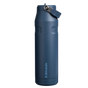 Swatch for Stanley 1913 The IceFlow™ Bottle with Flip Straw Lid 36 OZ - Stanley Create in Navy | Front View