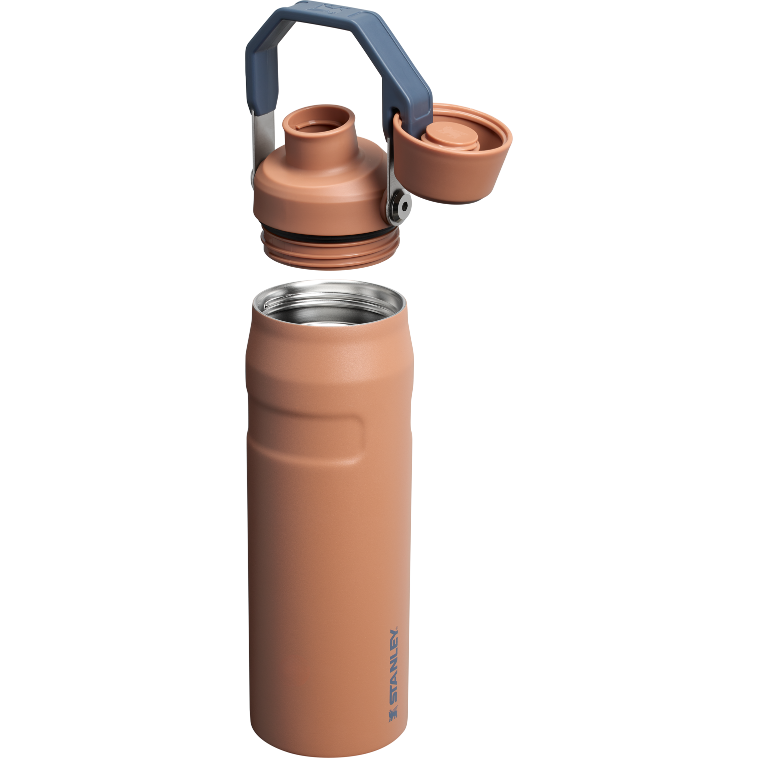 Stanley 16 OZ IceFlow Aerolight Water Bottle With Flip Straw In Toast Tan